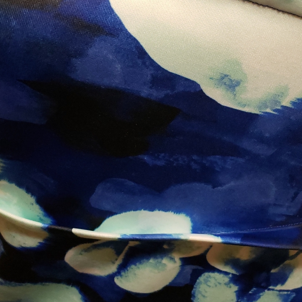 Calvin Klein Women Blue & White Dress Size 22W - Picture 13 of 14